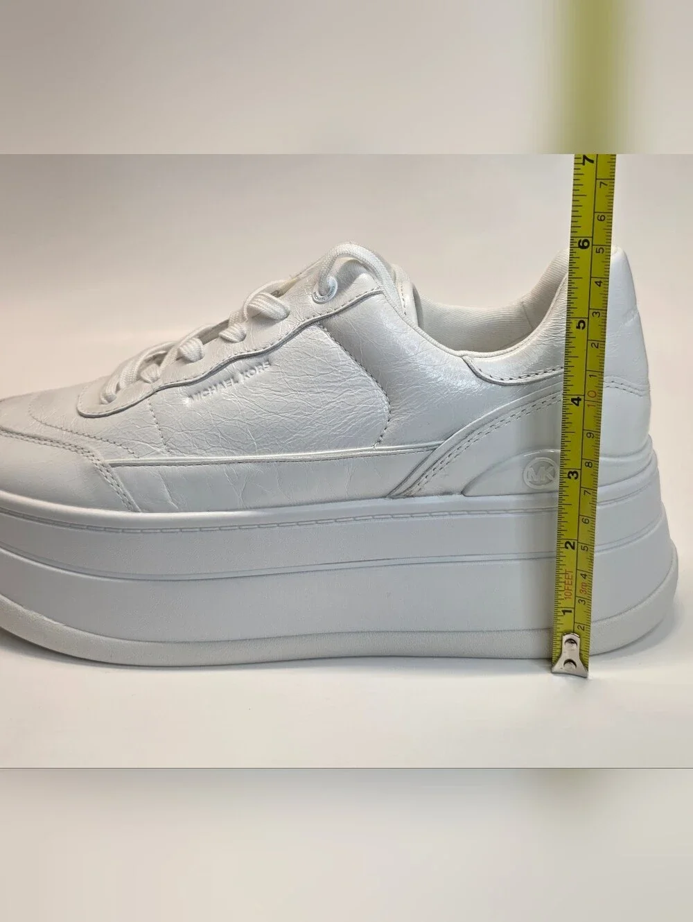 New Michael Kors Platform Sneakers Shoes  Hayes Lace Up  Women's Size 10
